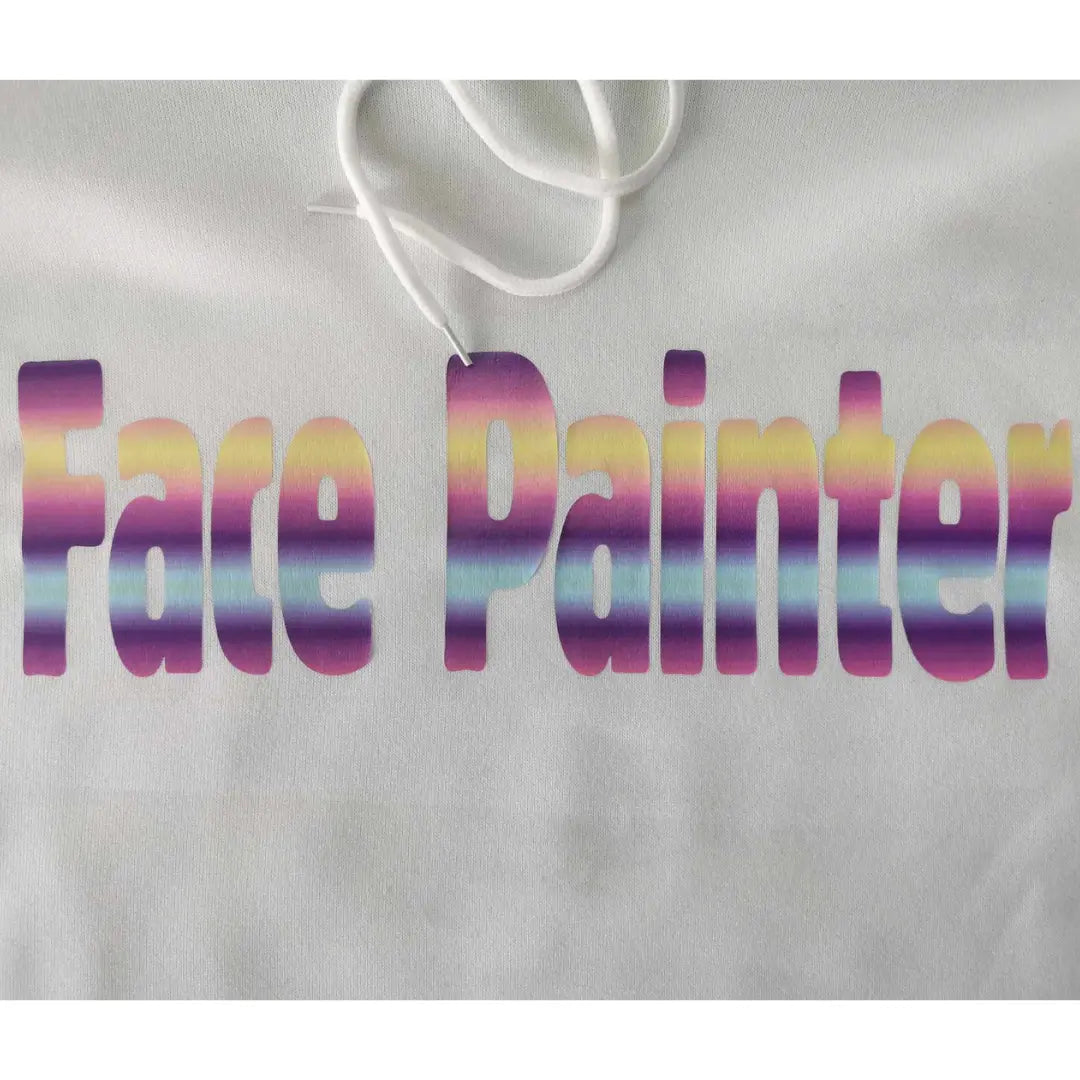 Winter Face Painter Hoodie - White